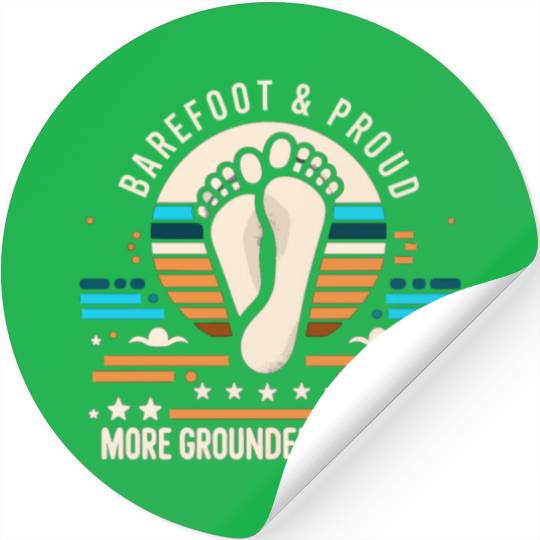 Barefood Lifestlye Ntural Foot Health Foot Stickers