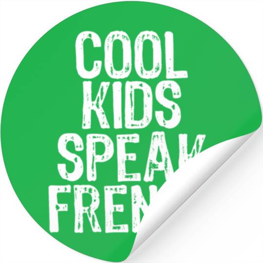 Cool Kids Speak French Eiffel - Gift for France Stickers