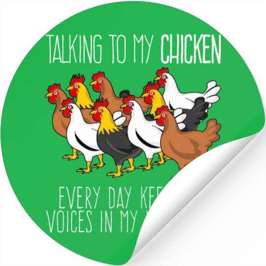 Chickens Poultry Chicken Farmer Stickers