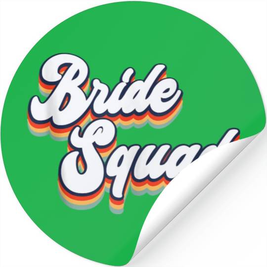 Bride Squad Bachelorette Party Stickers