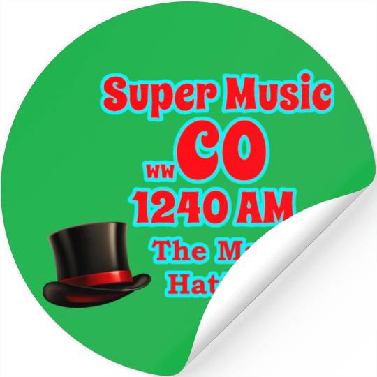 WWCO The Mad Hatter Stickers