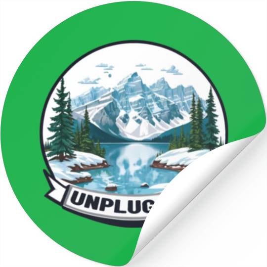 Camping Without Tech! Stickers