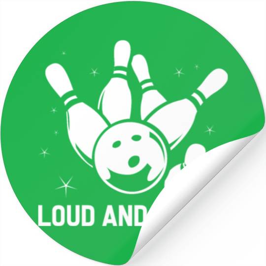 Funny Bowling Lover Bowler Stickers