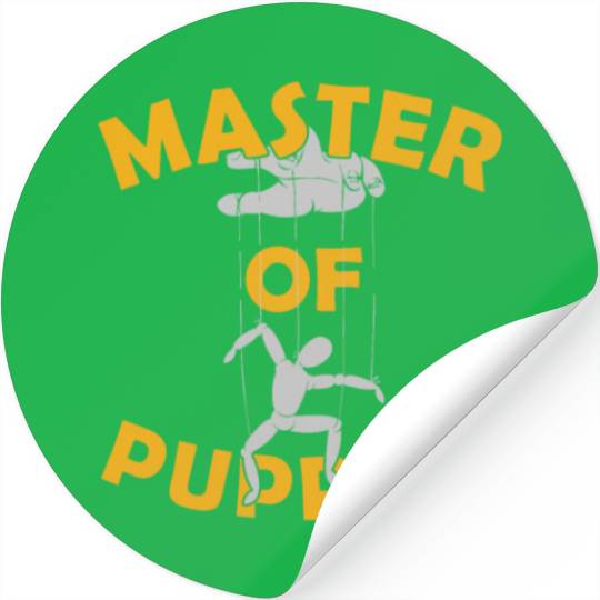 Master of Puppets Shadow Play Ventriloquist Stickers