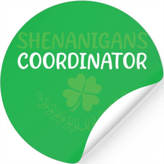 Shenanigans Coordinator 01 Stickers