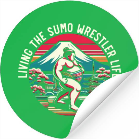 Sumo Wrestler Japanese Wrestling Sumo Wrestling Stickers