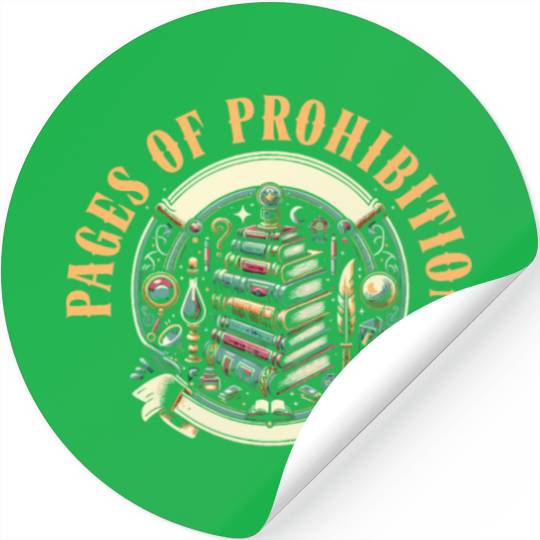 Read Banned Books Bookworm Book Lover Literature Stickers