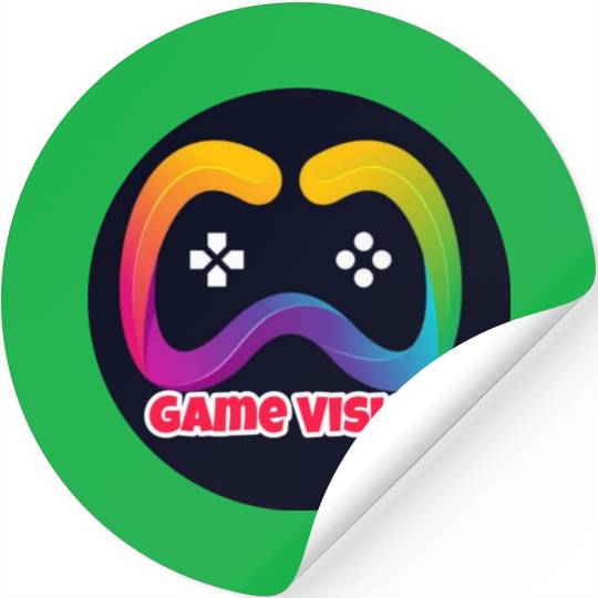 Game Vision Official YouTube Channel Logo Stickers