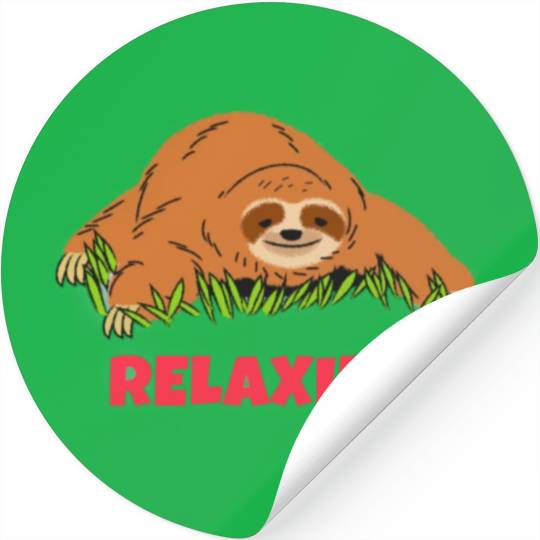 Sloth Serenity Stickers