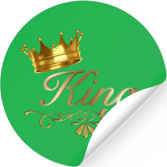 King Icon Stickers