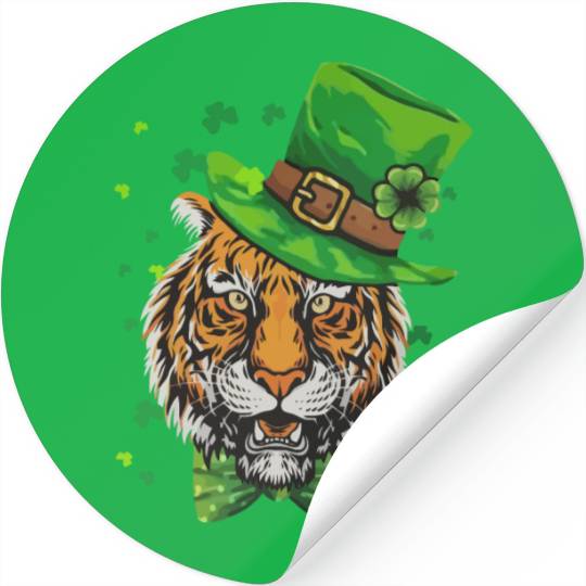 Tiger Irish Stickers