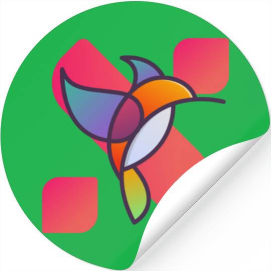 Color Bird Stickers