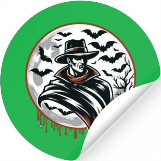 Cowboy Barn Bull Rider Rodeo Country Western Gift Stickers