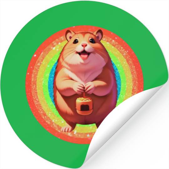 Capybara: Nature's Gentlle Giiant Stickers
