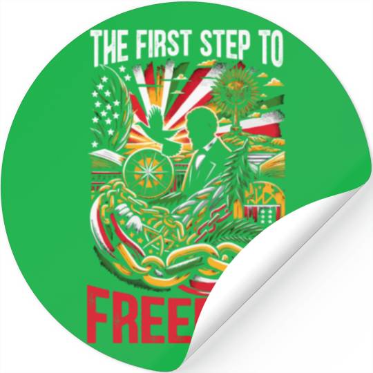 Emancipation Proclamation African Juneteenth Stickers