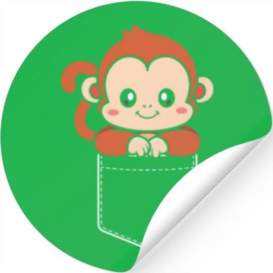 Monkey in a Pocket Stickers