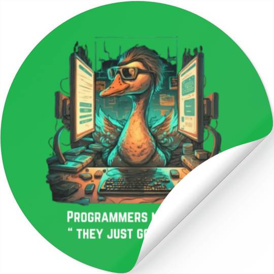 Goose Programmer Stickers