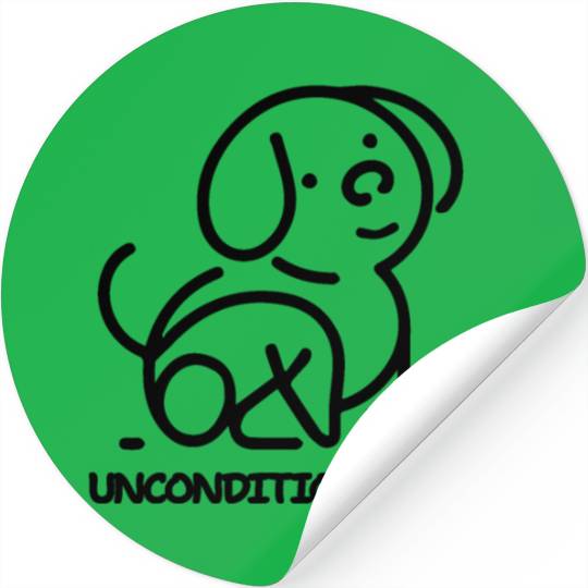 Unconditional Joy, cute Puppy- Light Stickers