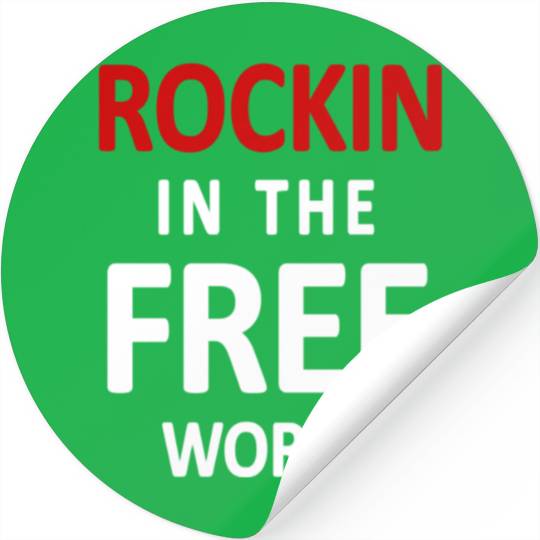 Neil Young Rockin In The Free World Stickers