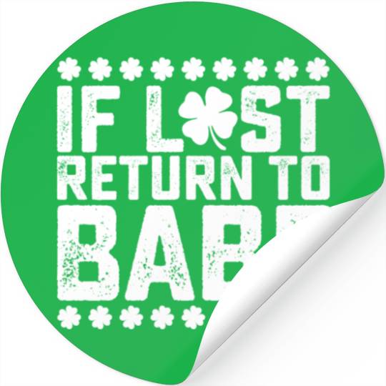 If Lost Return To Babe I Am Babe Couple Matching Stickers