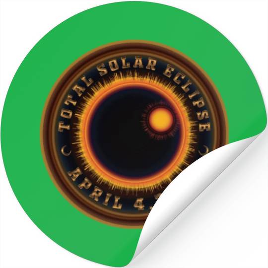 Total Solar Eclipse 2024 - Science Stickers