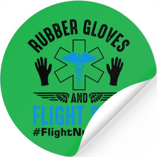 Flight Nurse Critical Care Helicopter Nursing Stickers