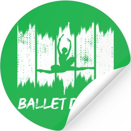 Funny Ballet Dancer Stickers