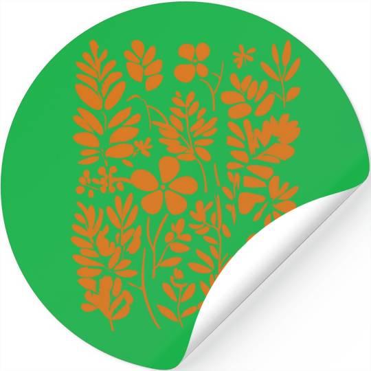 Petals in Paradise: Bold and Beautiful Blossoms Stickers