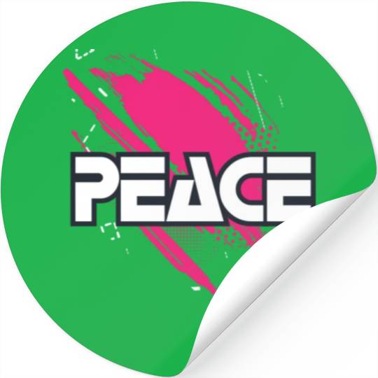 "Serenity Reigns: Peaceful Harmony" Stickers