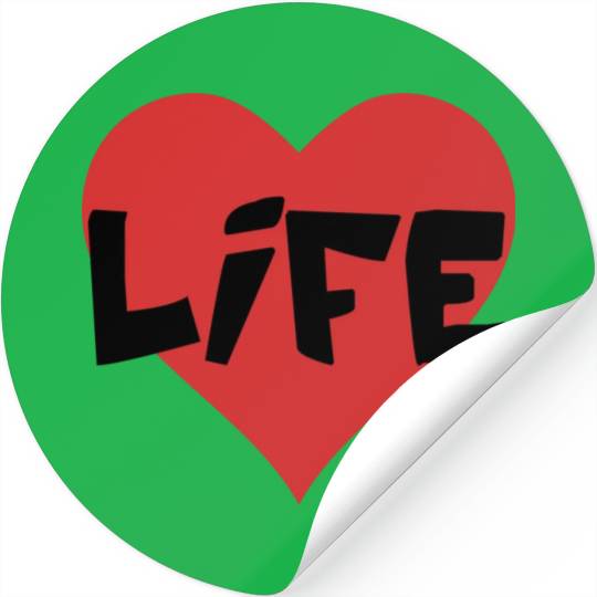 I love my life couple Stickers