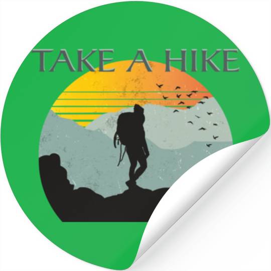TAKE A HIKE Stickers