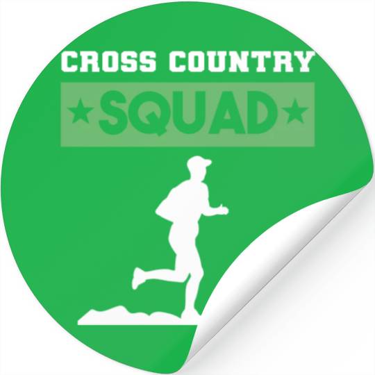 Cross Country Sports Cross Country Participant Stickers