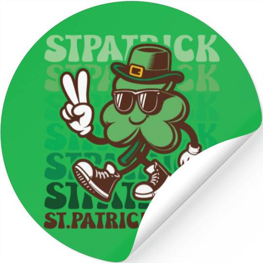 St. Patrick's Day Ireland Irish Green Stickers