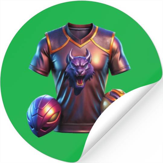 Retro Varsity Vibes College Pride Stickers