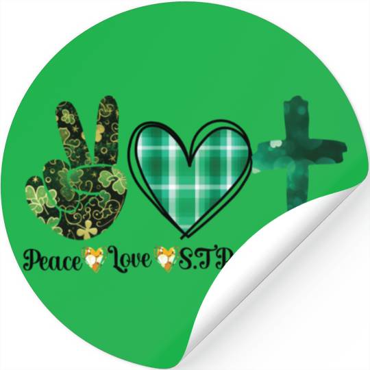 Peace, Love, and Irish Vibes: St. Patrick's Day Stickers