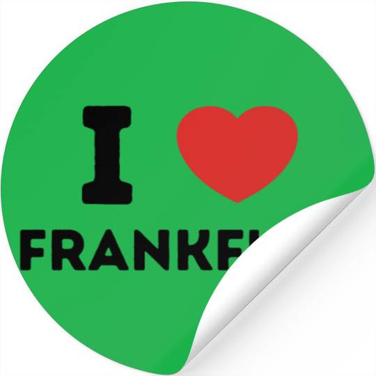 I Love Frankfurt Germany Stickers