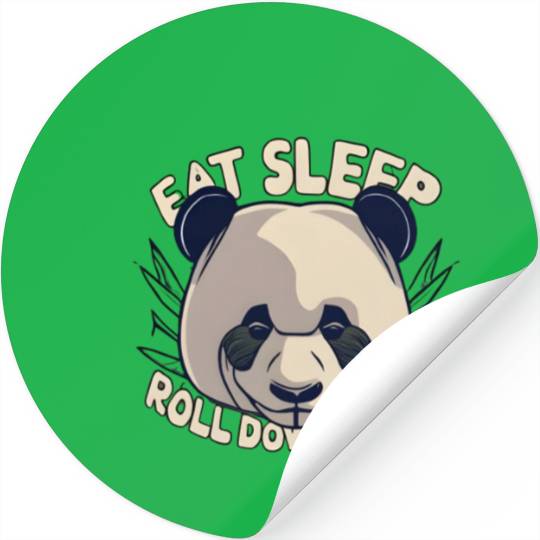 Cute panda design Stickers
