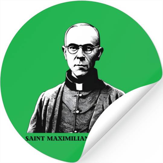 Saint Maximilian Maria Kolbe Stickers