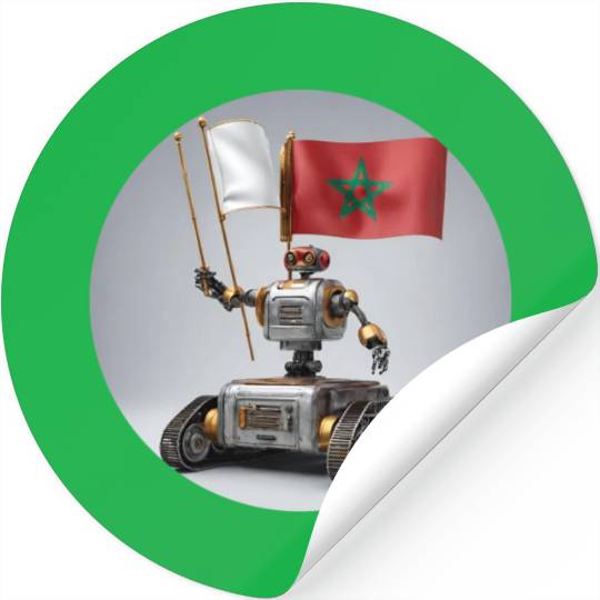 mech robot design crafted Stickers