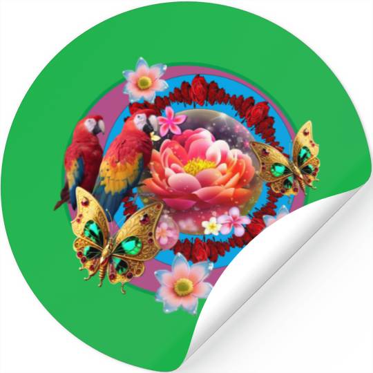 Hello spring design Stickers