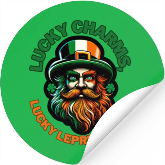 Lucky charms, lucky leprechauns Stickers