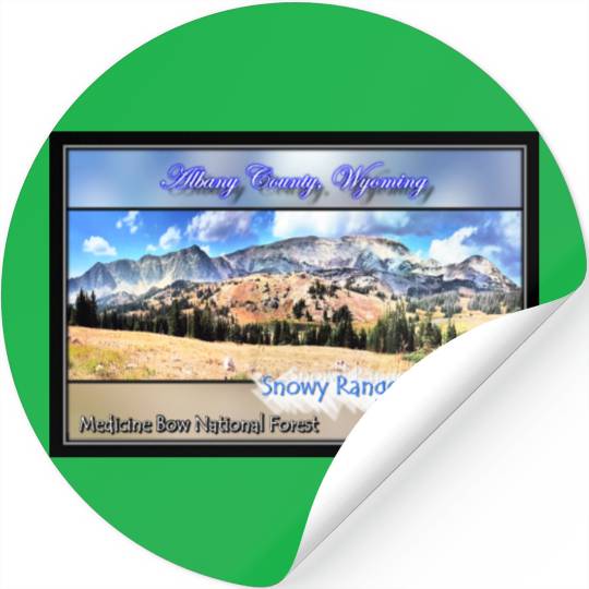 I've Been Framed! Snowy Range Scenic Byway Wyoming Stickers