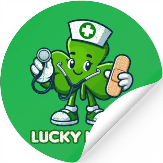 LUCKY NURSE ST PATRICKS DAY Stickers