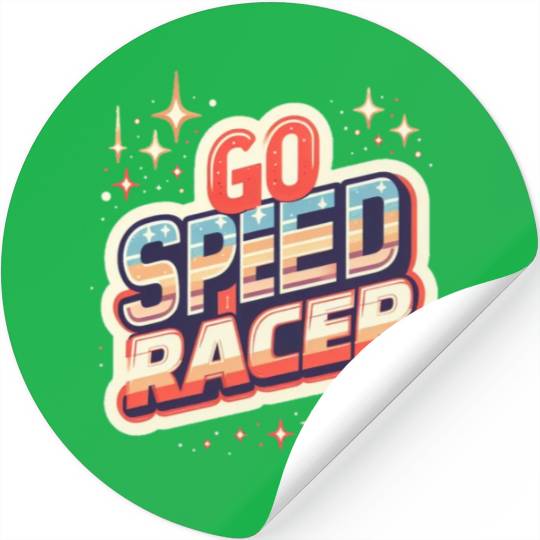 Go speed racer Stickers