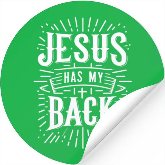 Jesus Has My Back 31 Stickers