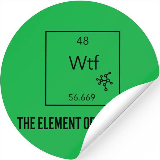 The element of surprise Stickers