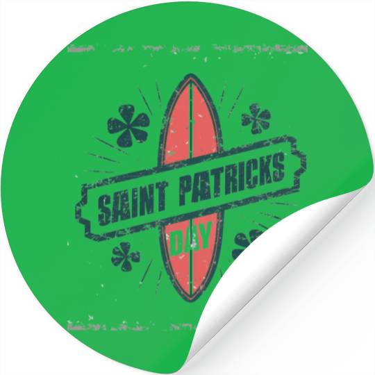 St Patricks Day Stickers Women - Funny St Patrick's D