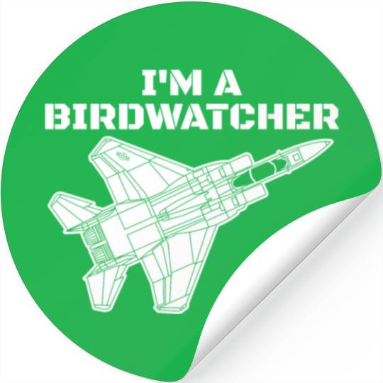 I'm A Bird Watcher F-15 Eagle Military Fighter F15 Stickers