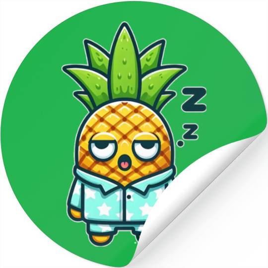 Pineapple Bedtime Stickers