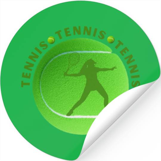 Tennis. Stickers